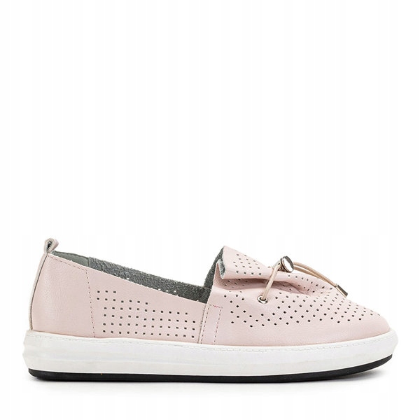 

Różowe Dziewczęce Tenisówki Slip-on Wlo 34