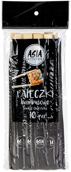 

Pałeczki bambusowe w kopertach 10 szt Asia Kitchen