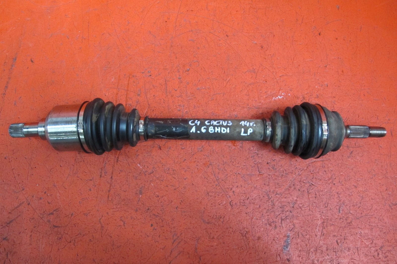 CITROEN C4 CACTUS 1.6 BlueHDI BHY semi-axis left front front MANUAL