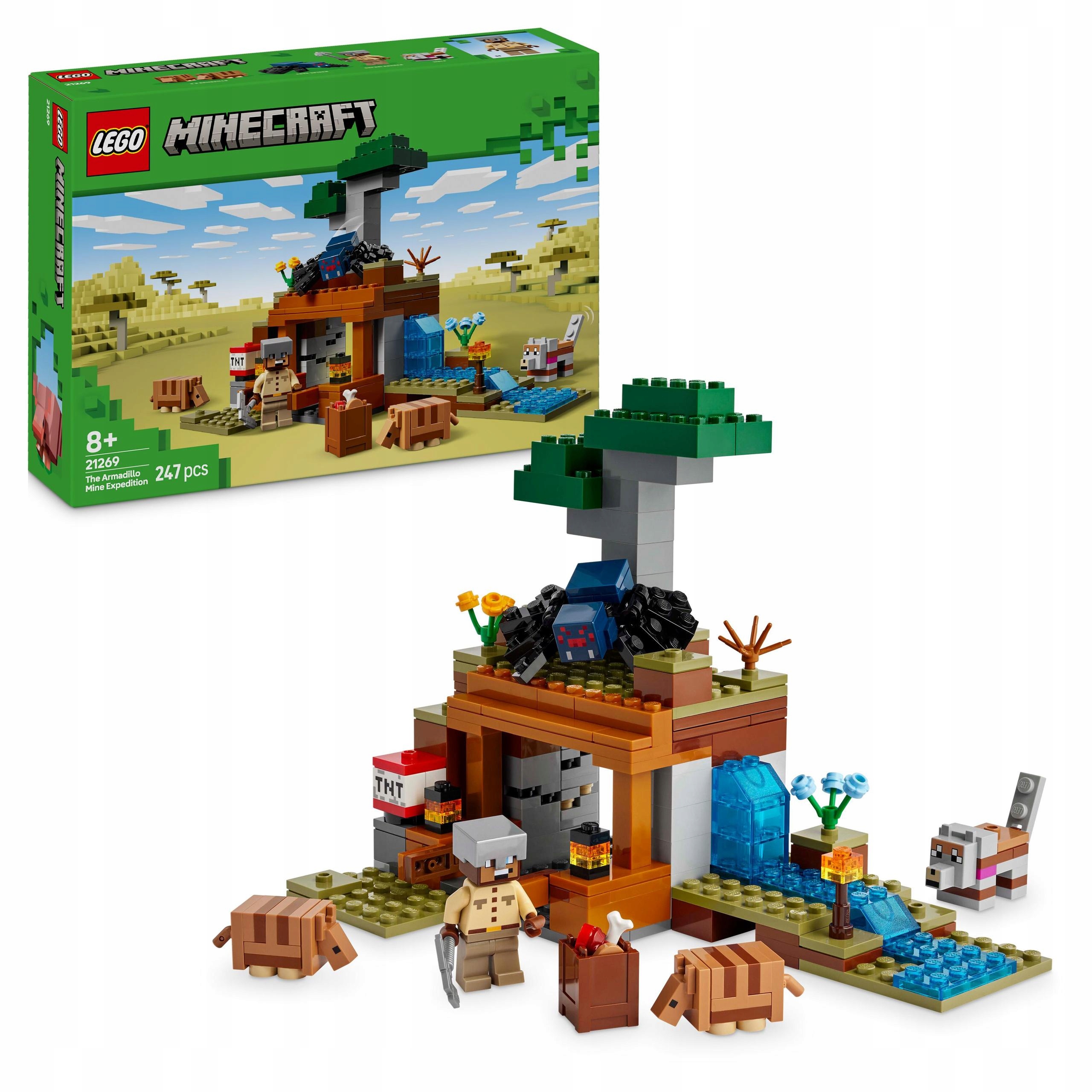 Lego Minecraft Výprava do obrněného dolu 21269