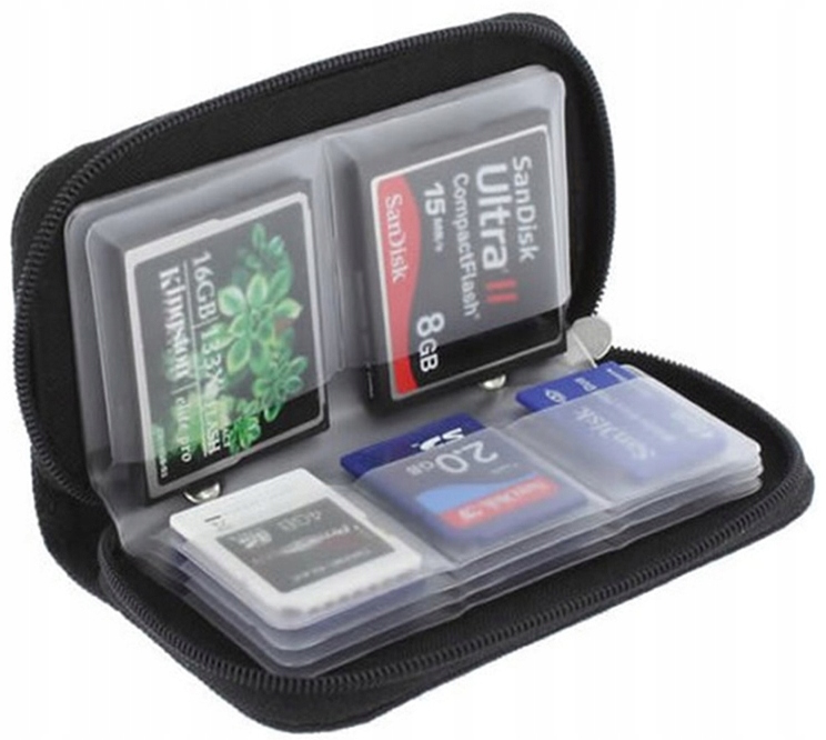 

Etui organizer na karty pamięci Sd Cf Micro