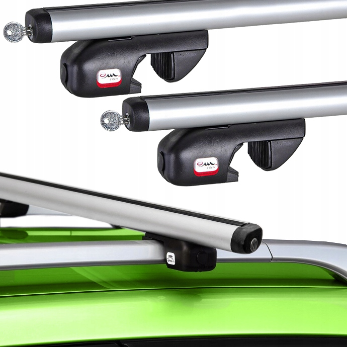 

Bagażnik Bazowy Dachowy Belki Na Relingi Alu 1,2m