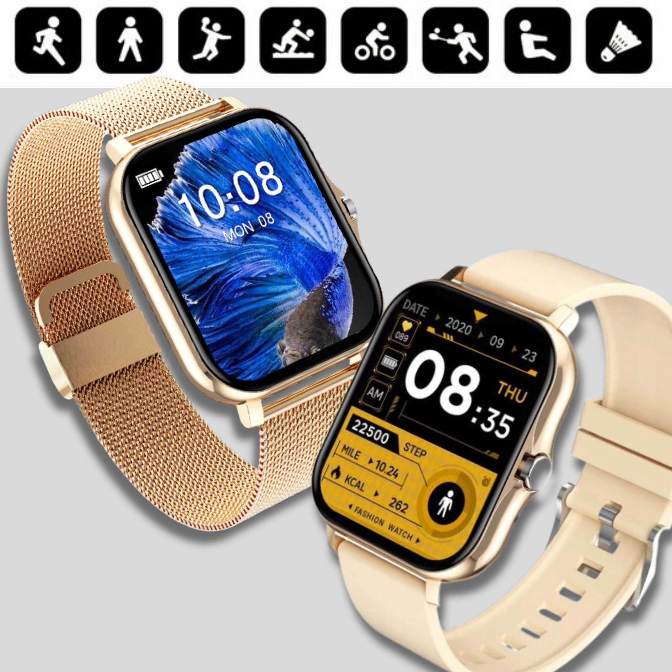 SMARTWATCH DAMSKI ZEGAREK BLUETOOTH ROZMOWY PL Model inny