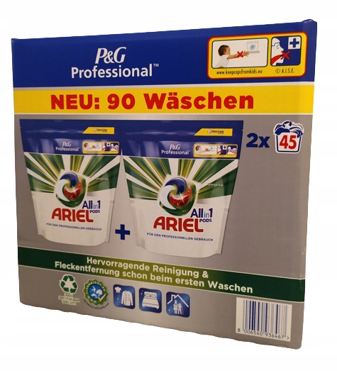 Levně Ariel Professional kapsle na praní universal 90