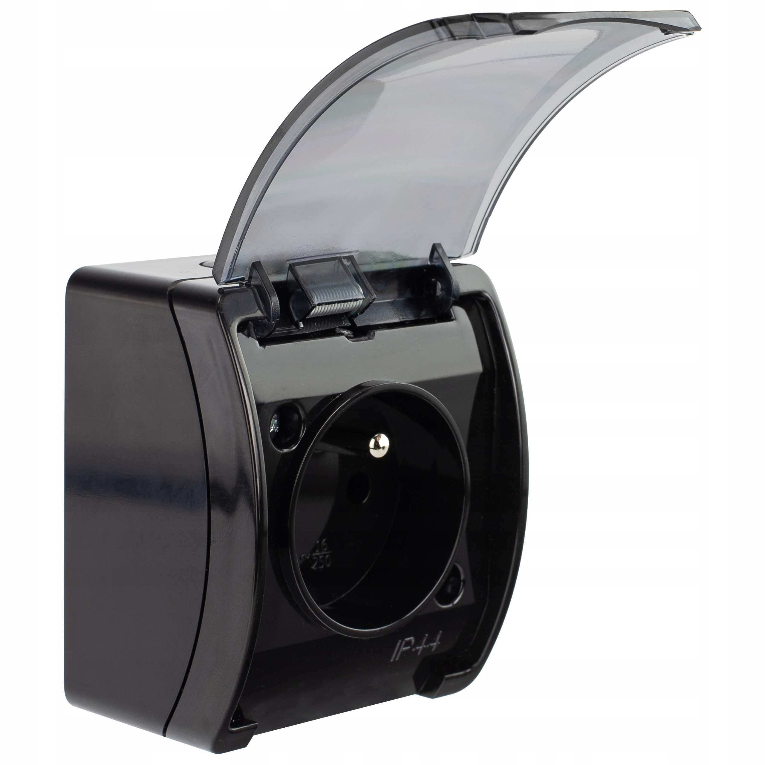 Gniazdo pojedyncze hermetyczne IP44 natynkowe