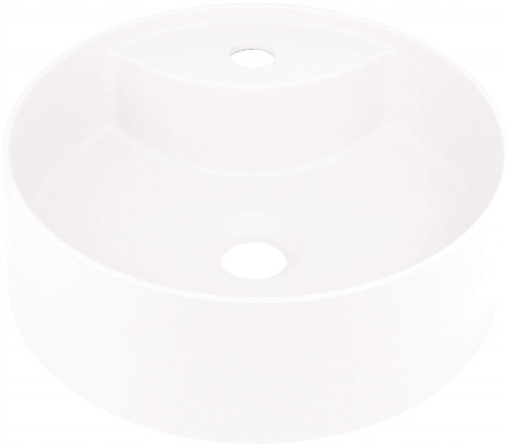 Silia Granitová umyvadlová deska bílá (CQS_AU4B) /po/