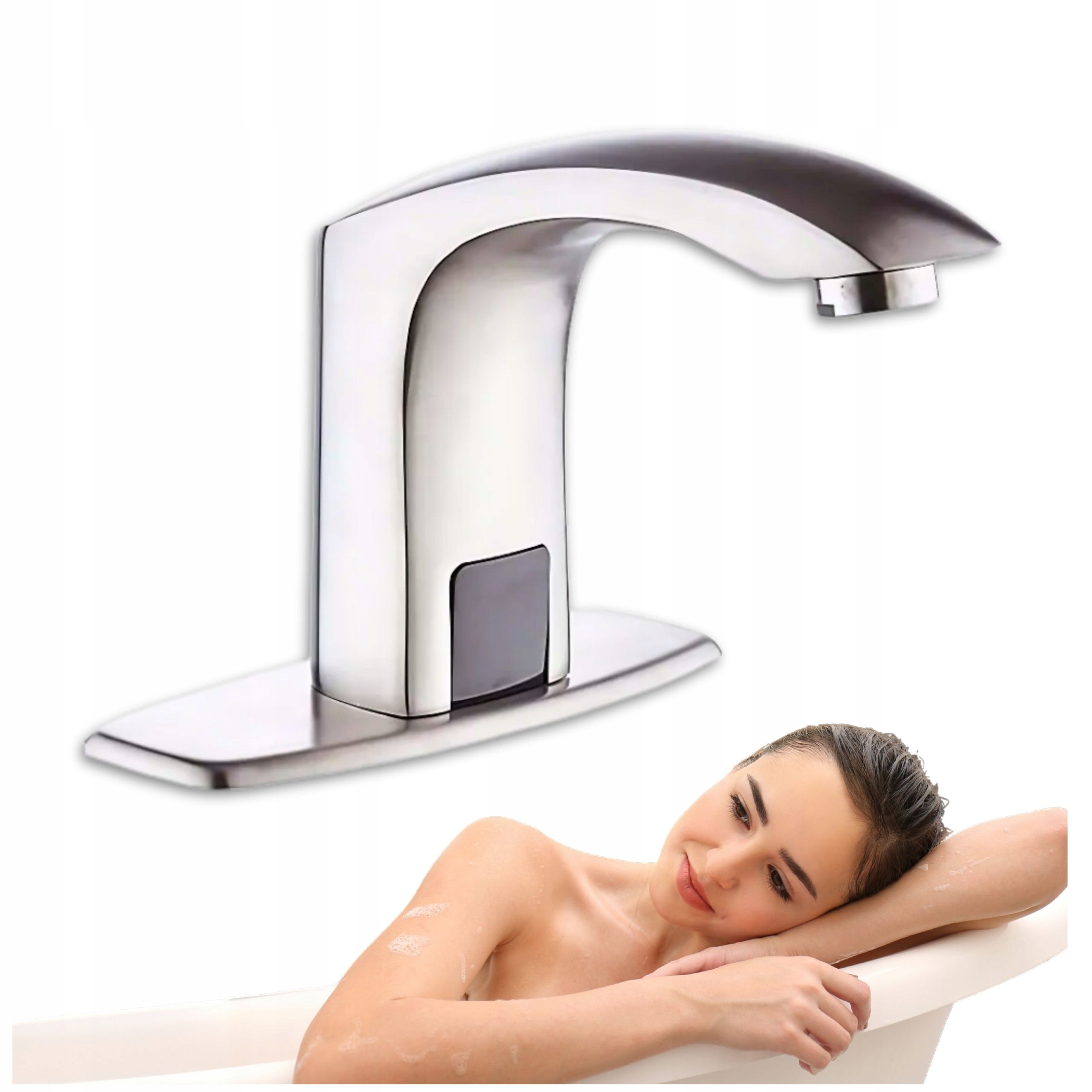 Bezdotyková Umyvadlová Baterie S Chromovým Senzorem