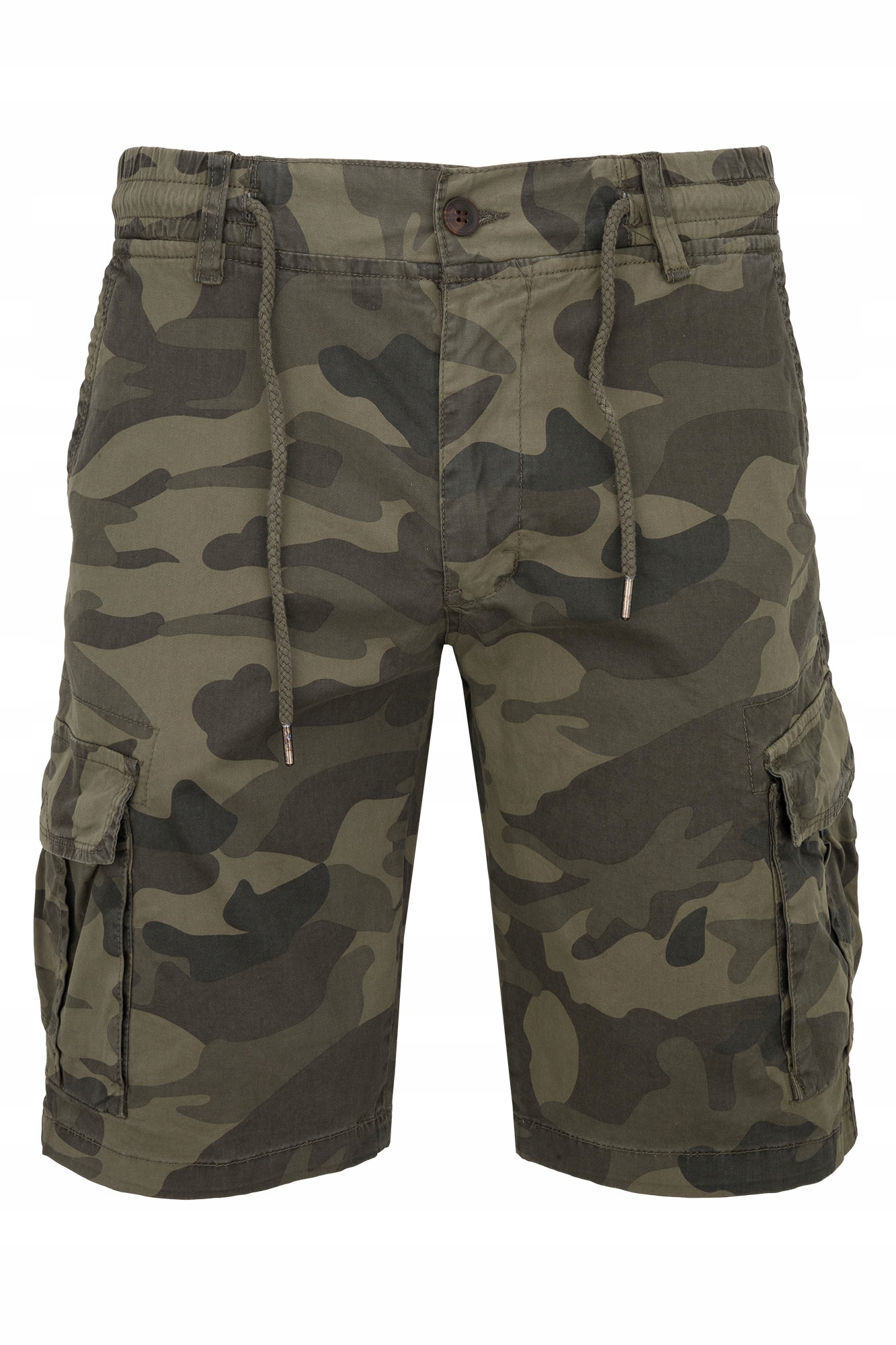 Krátké Kraťasy Pánské Kapsáče Maskáčový Šortky Khaki Kapsy Bavlna: 38