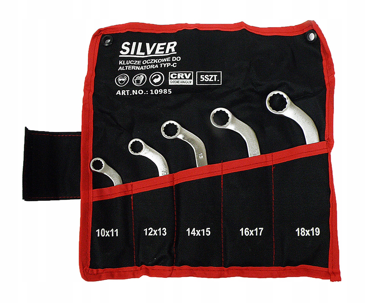 ZESTAW KLUCZY DO ALTERNATORA TYP S + C 10-19 Marka Silver