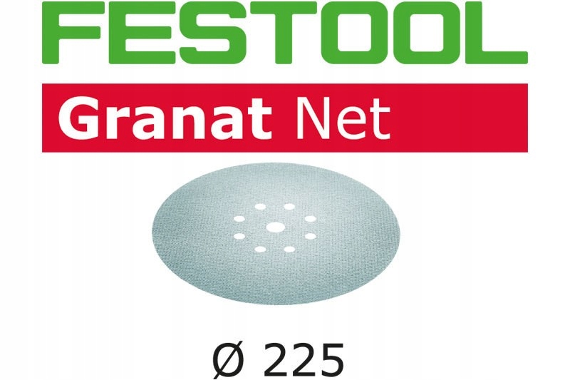Materiały ścierne z włókniny STF D225 P240 GR NET/25 Festool
