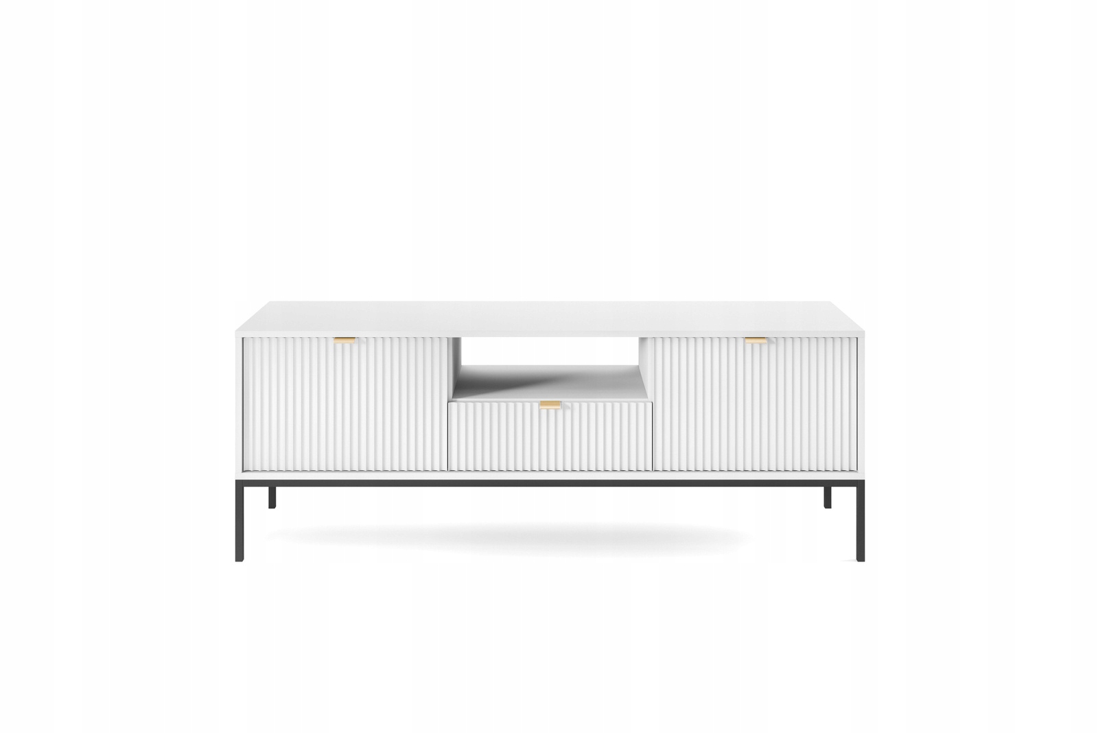 Rtv Skrinka Delicious biela Zásuvka A 2 Skrinky