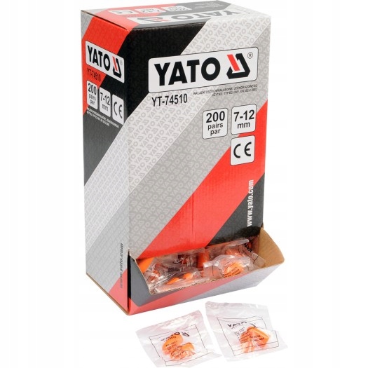 Špunty do uší s PiANKi 34DB/200 párů Yato