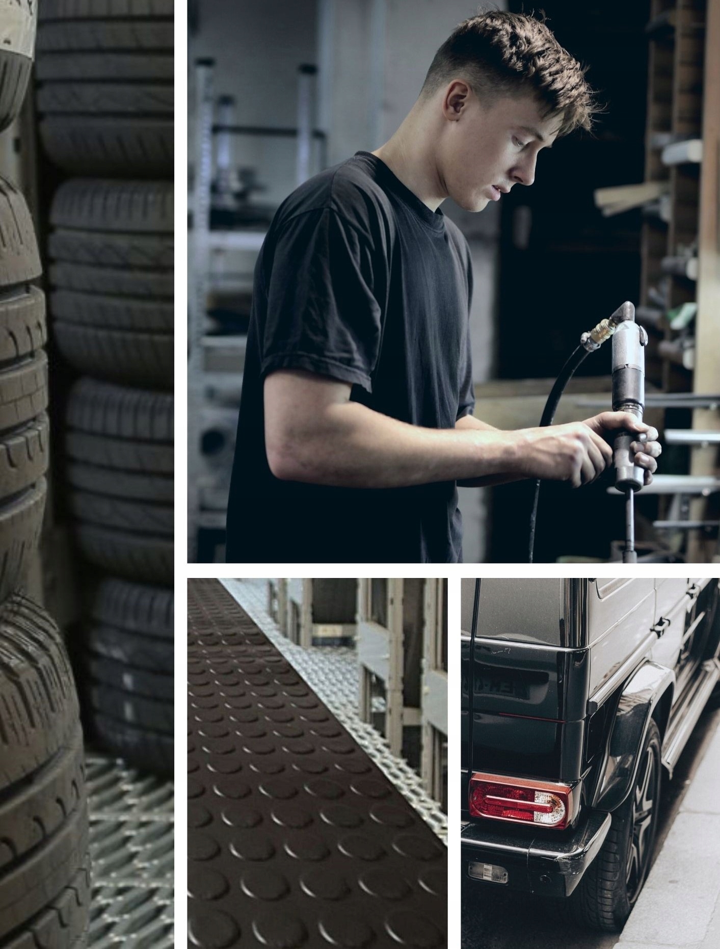 WYKŁADZINA GUMOWA RYFLOWANA SZER. 120CM AUTO-GUMA Materiał gumowa