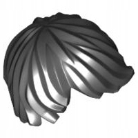 

Lego 87991 figurka włosy czarny 1 szt N