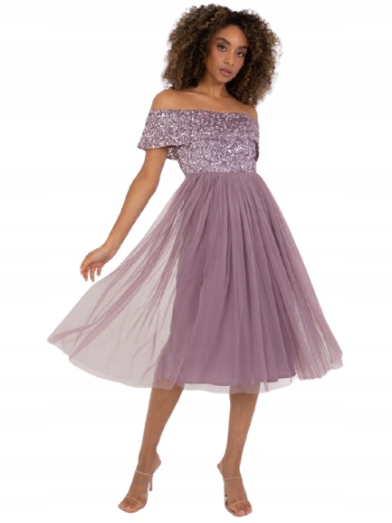 Maya Deluxe MIDI Sukně Volánová Lesklá Španělská 50 Jpb