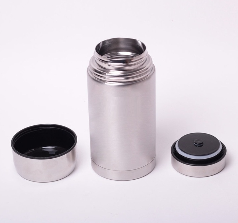 TERMOS OBIADOWY 1 L STALOWY SREBRNY 8216 Kod producenta E-8216