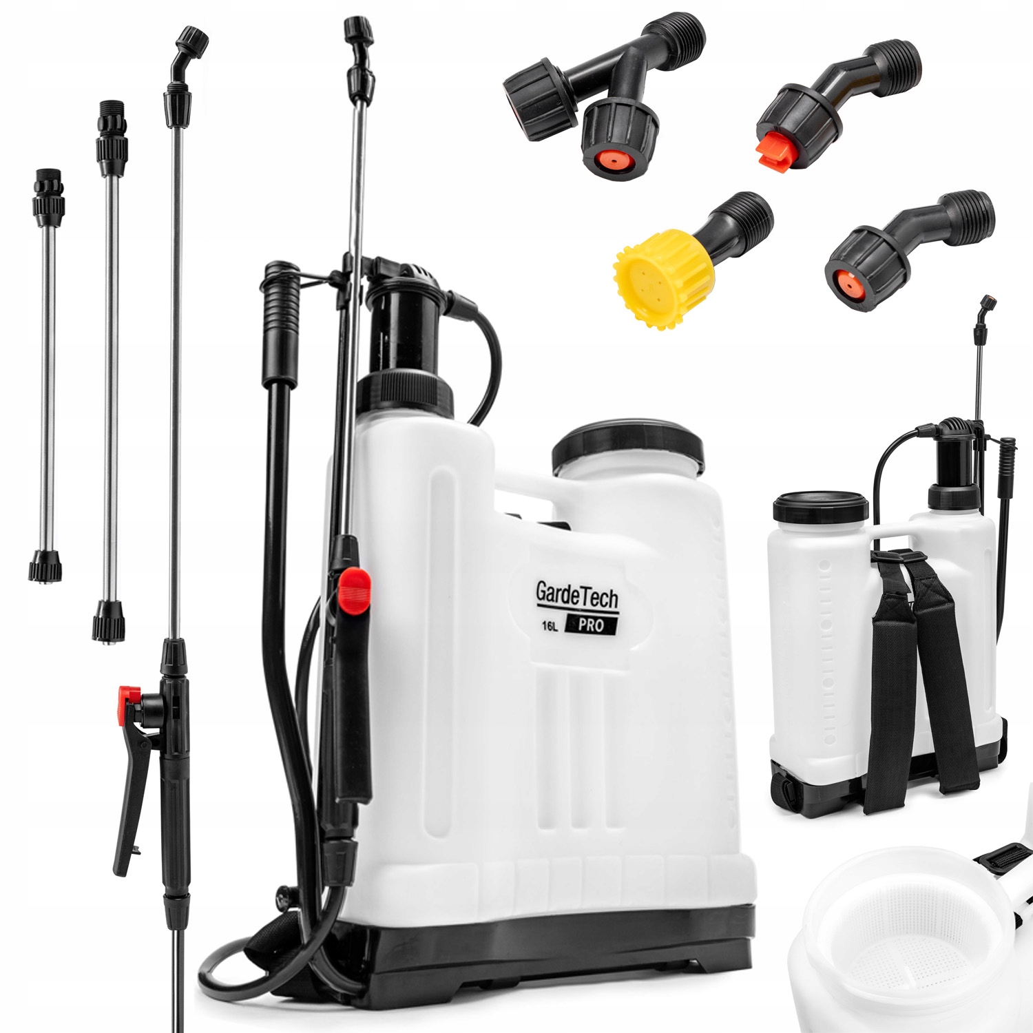 Opryskiwacz Ciśnieniowy Plecakowy Pro 16L Długa Lanca 137CM