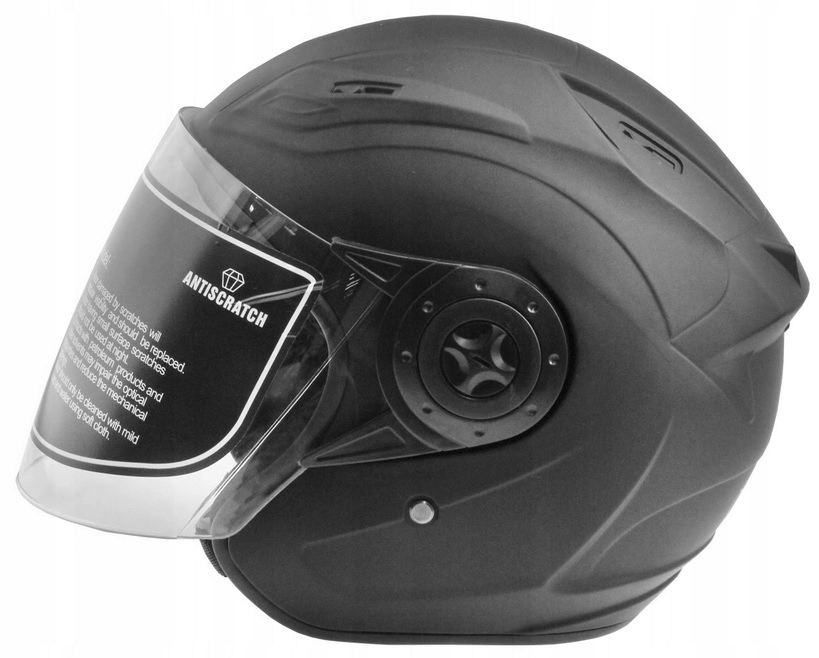 KASK MOTOCYKLOWY OTWARTY MAT SKUTER CHOPPER Jet Czarny z SZYBĄ M EAN (GTIN) 5904954101842