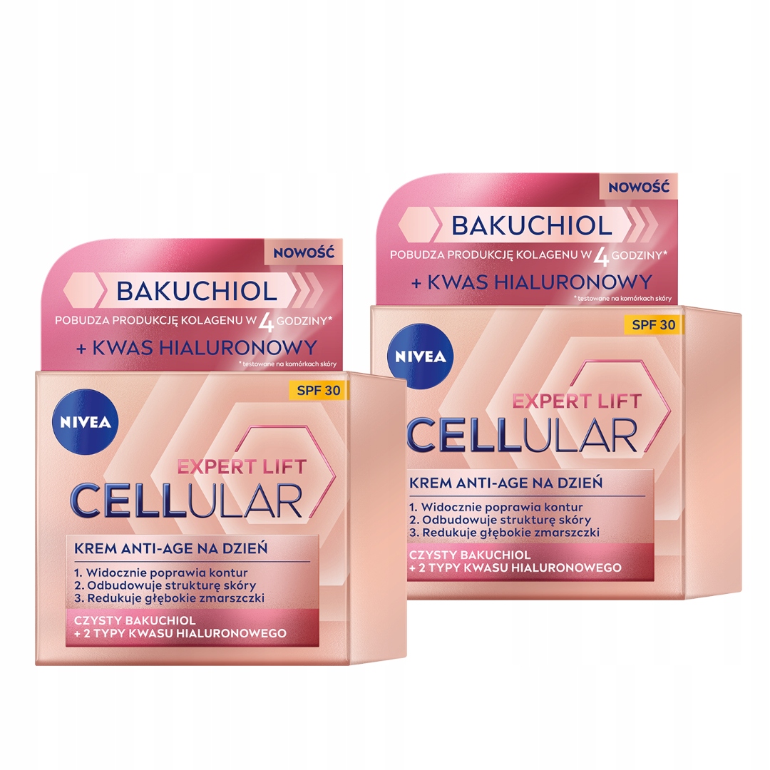 Nivea Cellular Expert Lift Zpevňující denní krém na vrásky 50 ml x2