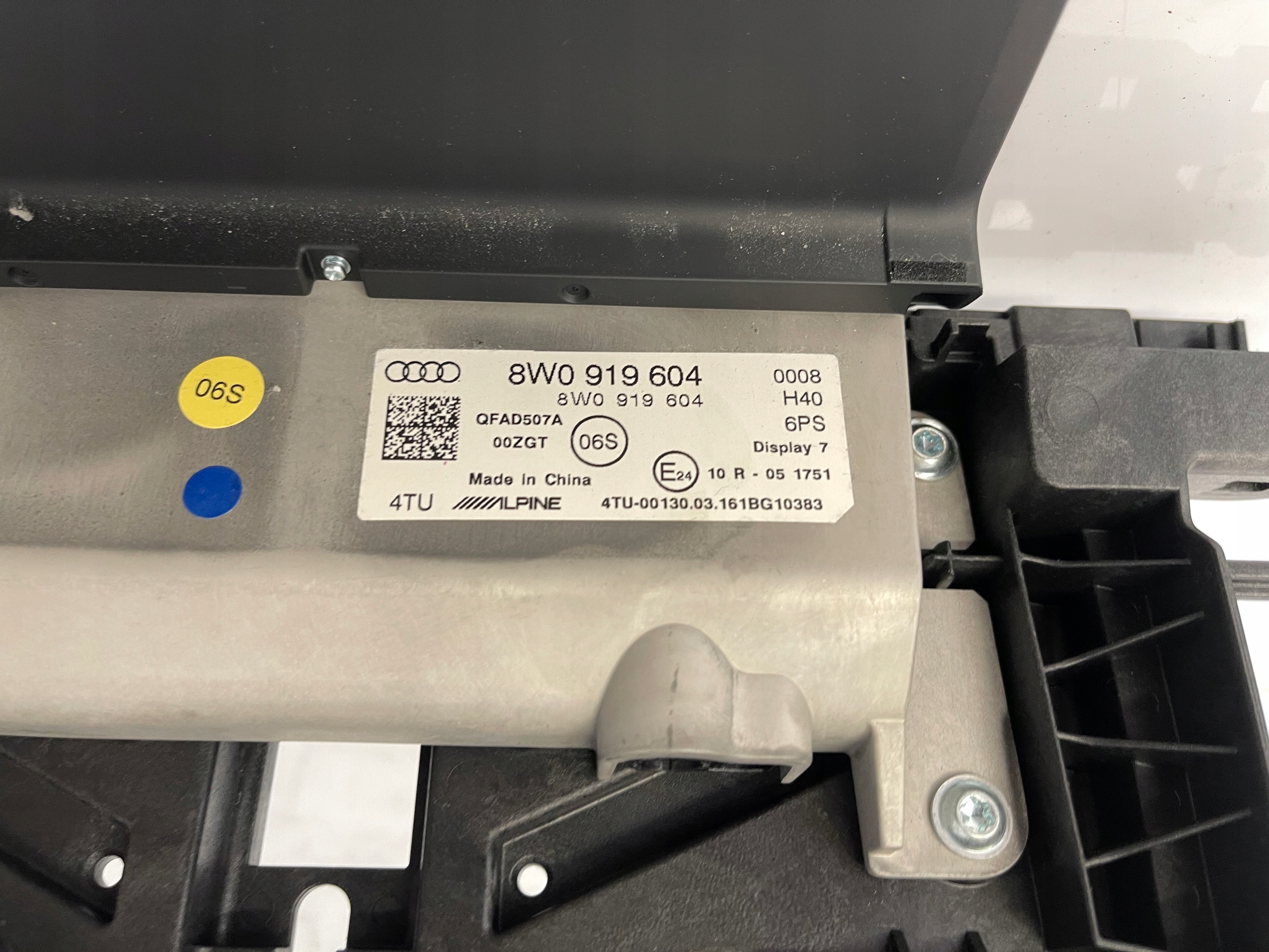 Display 7 cali 8W0919604 AUDI A4 A5 8W EUROPA