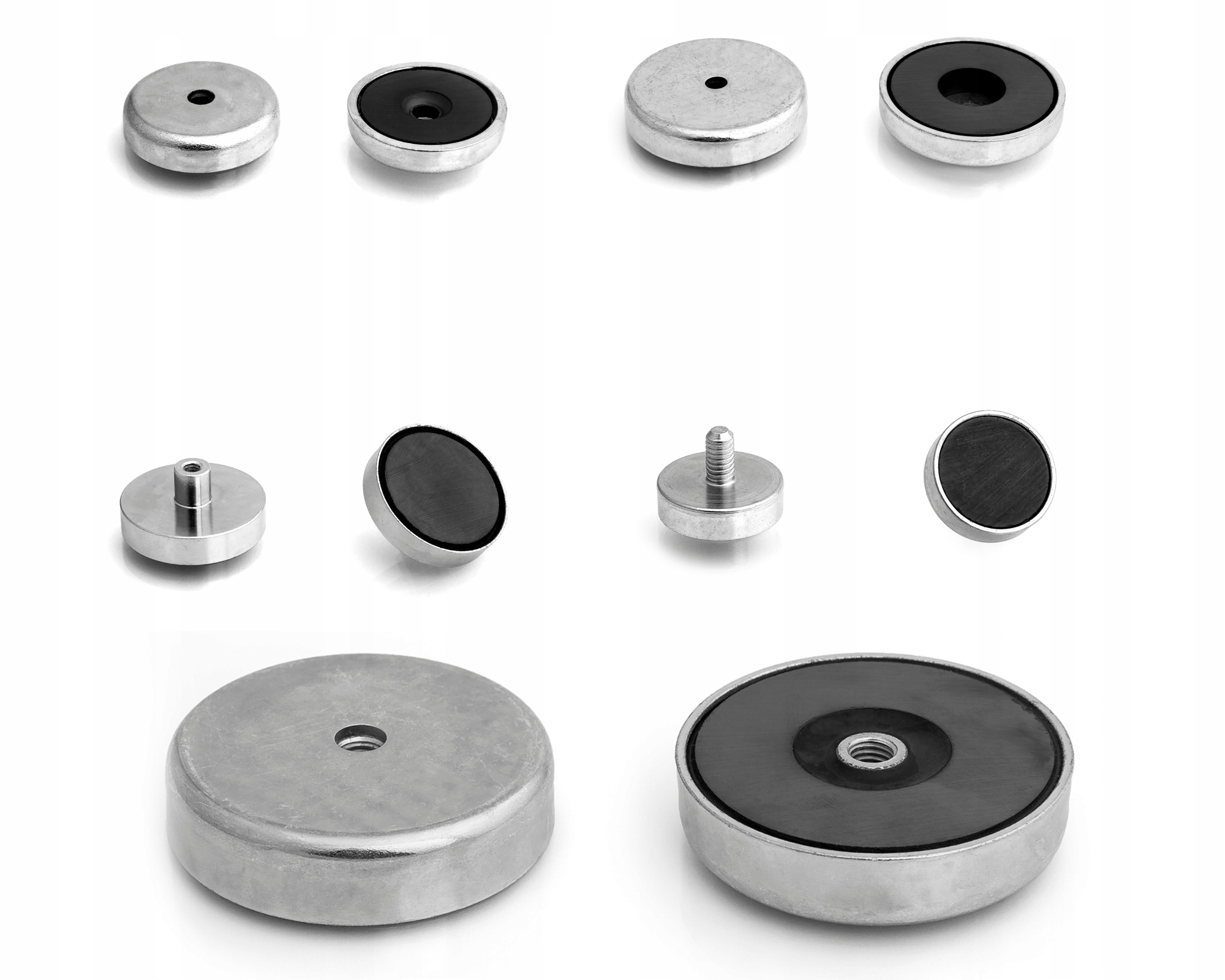 UCHWYT MAGNETYCZNY FERRYTOWY Z GWINTEM WEW 25x7xM4 Marka Euromagnesy