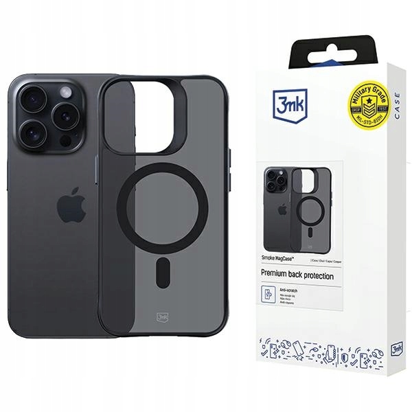 Etui ochronne 3MK Smoke MagCase do iPhone 13 Pro 6.1"