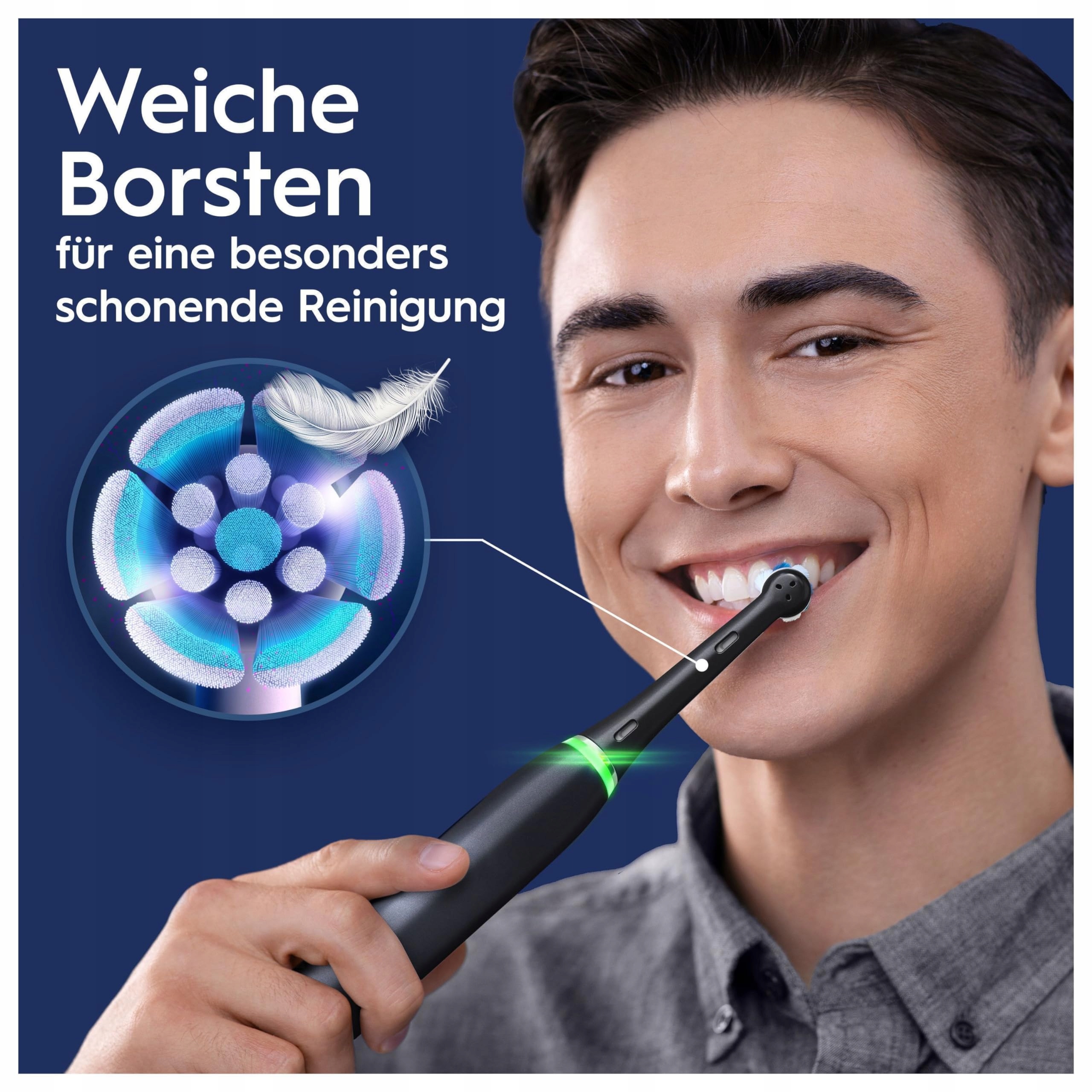ORAL-B IO Series 6 Plus Szczoteczka Elektryczna 3 Końcówki 5 Trybów Szary — miniatura 3