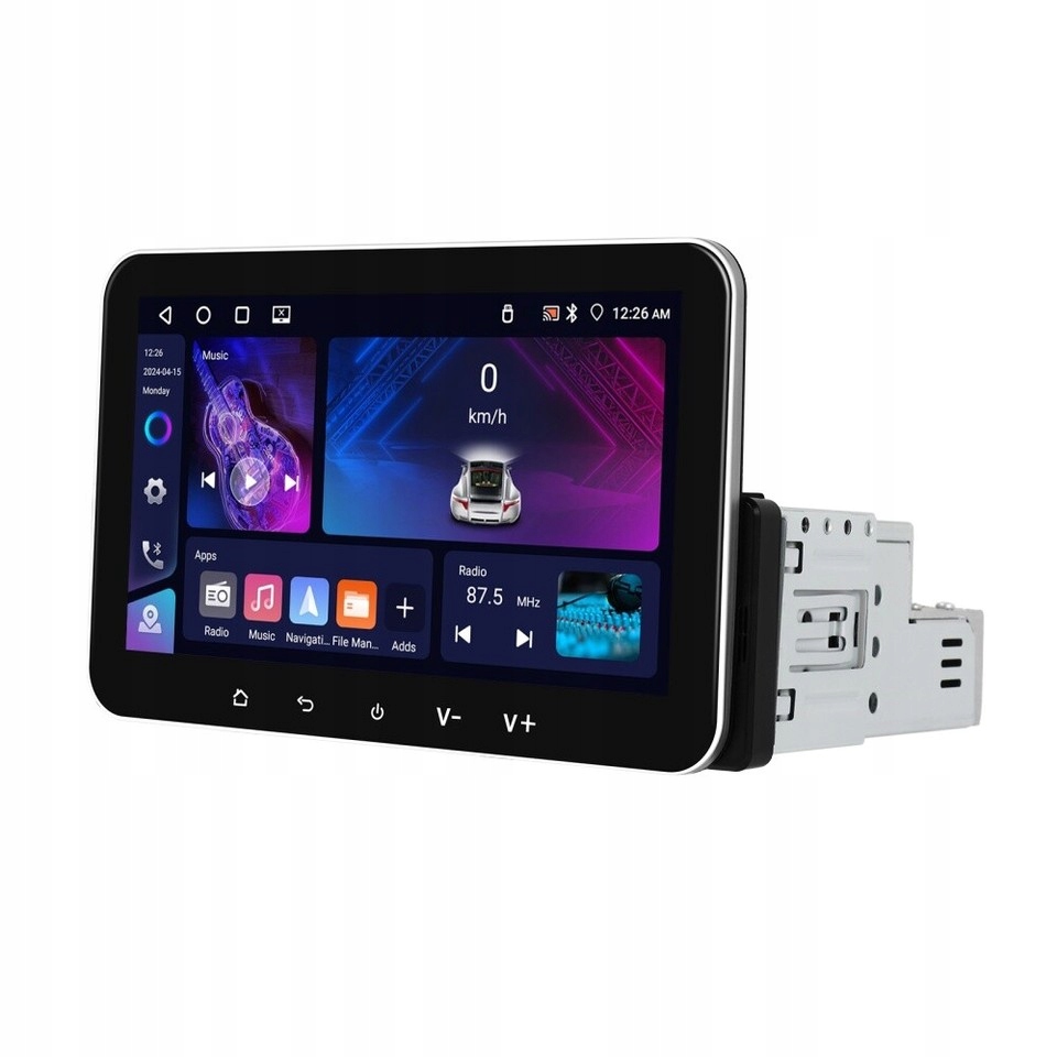 Rádio Navigácia 1-DIN 7" Android auto Mirrorlink Cúvacia kamera Mikrofón