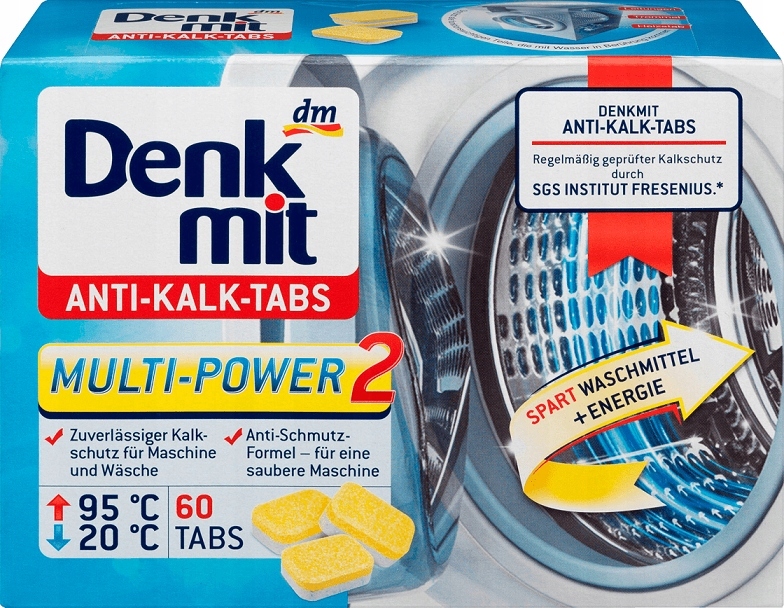 

Denkmit Anti Kalk Tabletki Odkamieniacz Pralka 60