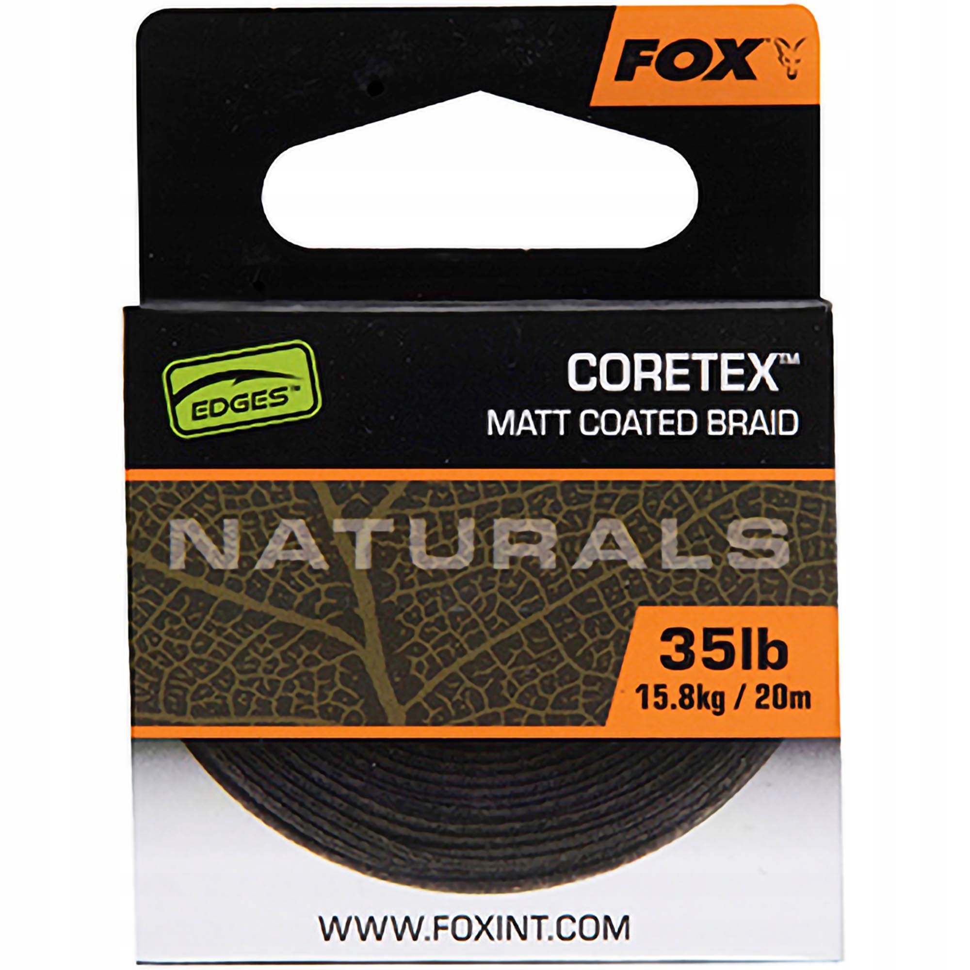 Plecionka Fox Naturals Coretex X 20m 35lb 15.8kg