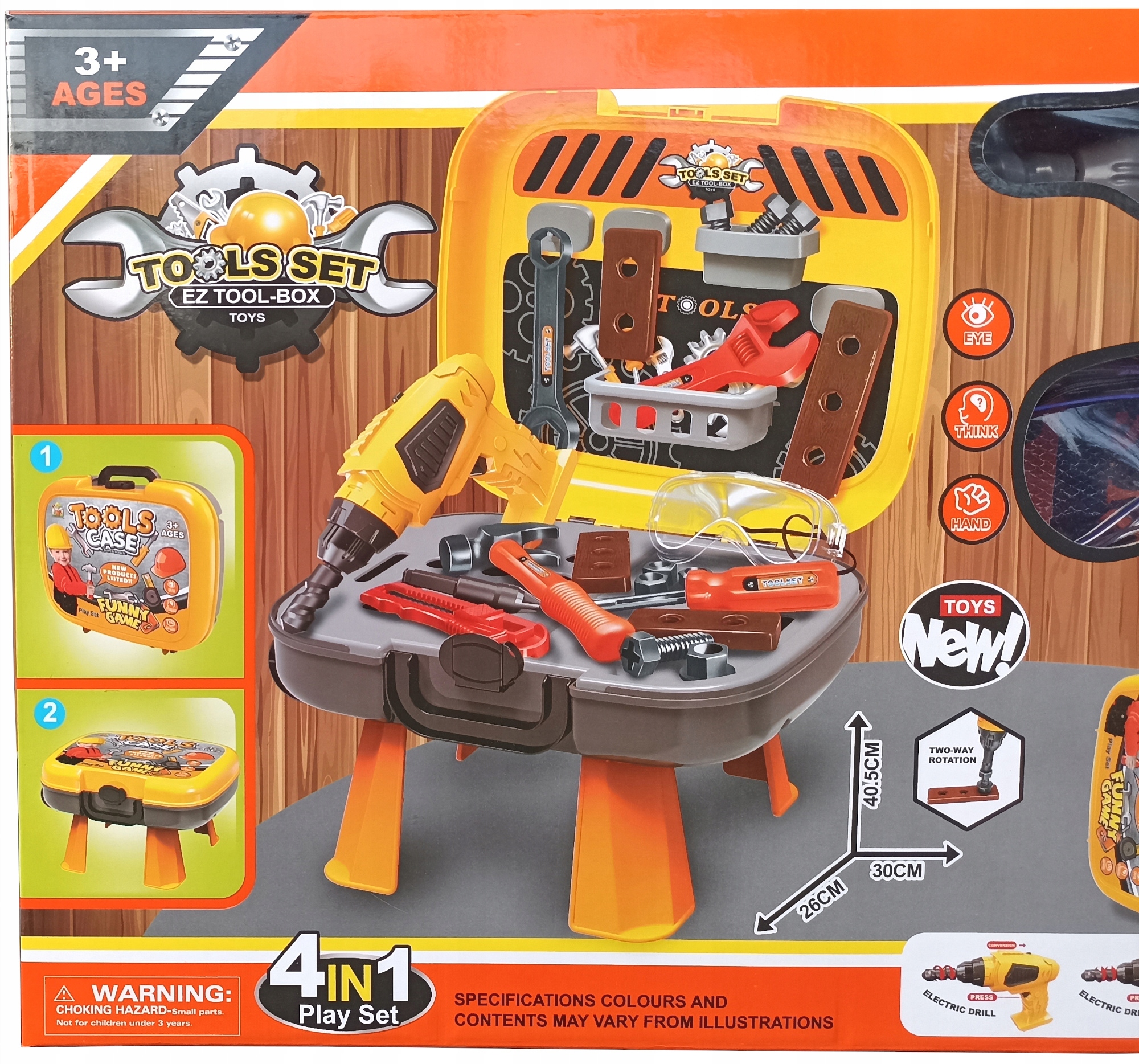 ZESTAW MAŁEGO MAJSTERKOWICZA WIERTARKA NA BATERIE Seria Tools Set