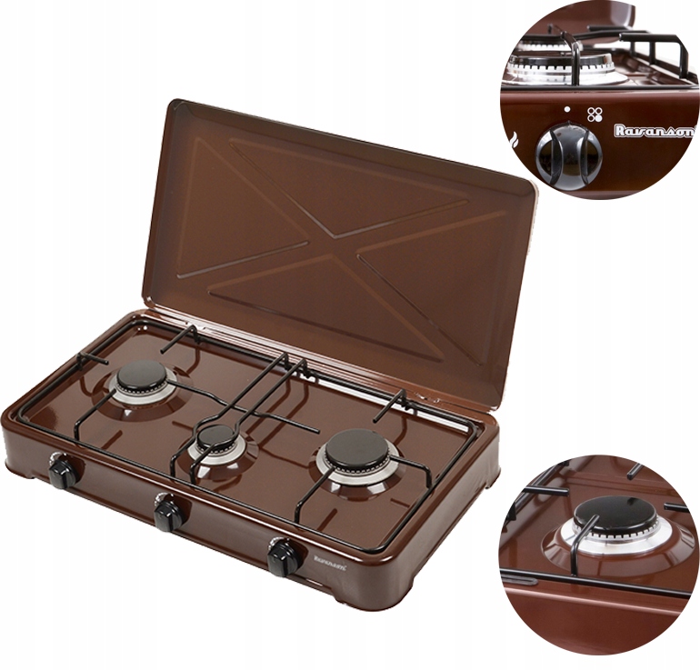 Volně stojící plynový sporák Ravanson K-03BR