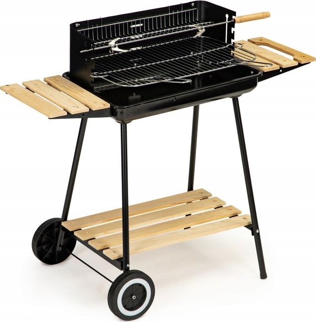 

Grill Węglowy Półki 2 Ruszty Koła Grill
