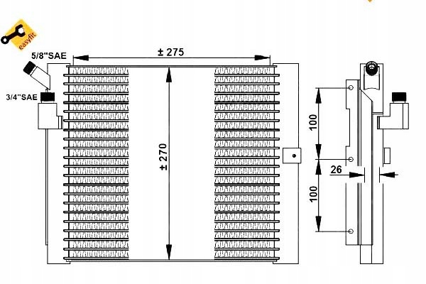 SKRAPLACZ KLIMATYZACJI PORSCHE 911 911 SPEEDSTER 9