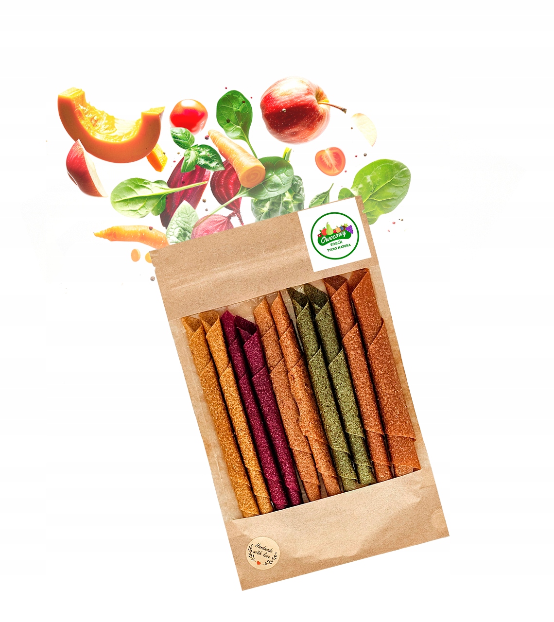 Warzywna Przekąska Rollsy Warzywne Ecosnacks MIX 5 smaków 100g a Must Have