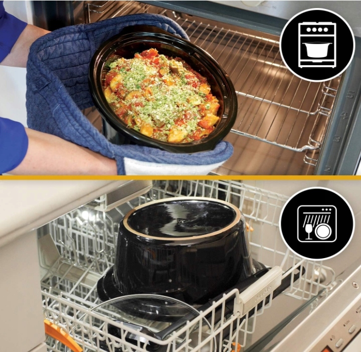 Crock-Pot wolnowar cyfrowy CSC061X, 2.4 l czarny Model CSC061X