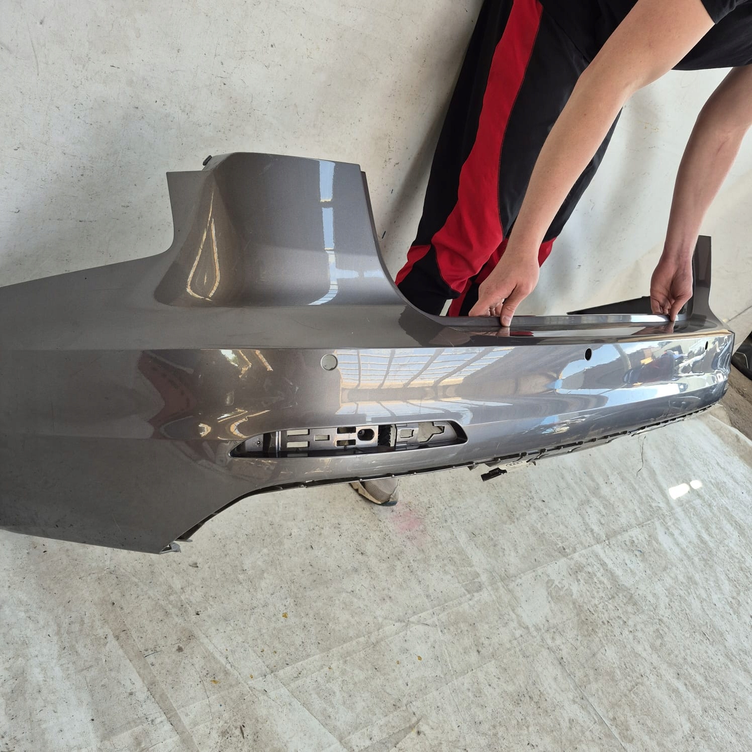 AUDI A6 C8 4K KOMBI 18-25 bumper rear part rear 6XPDC
