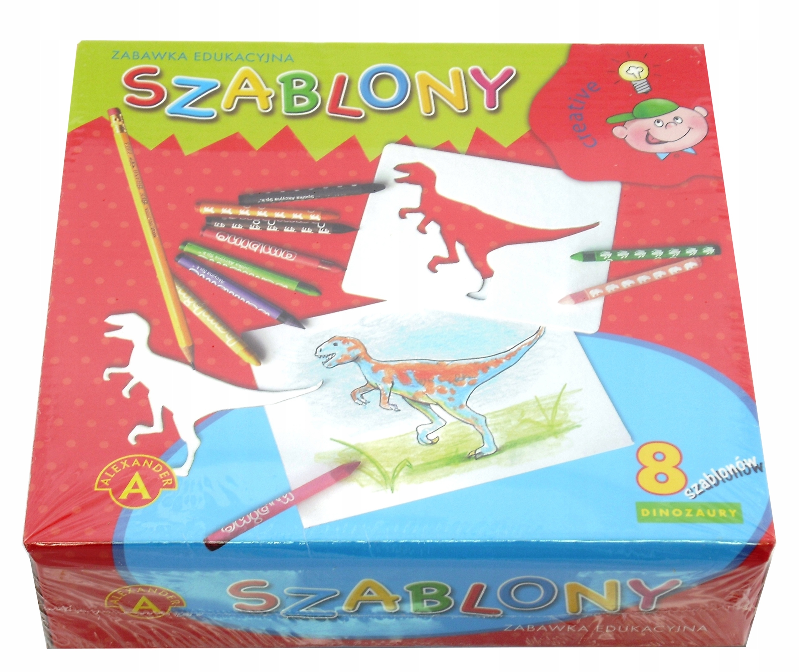 

A2220 Szablon do rysowania kształtów dinozaury