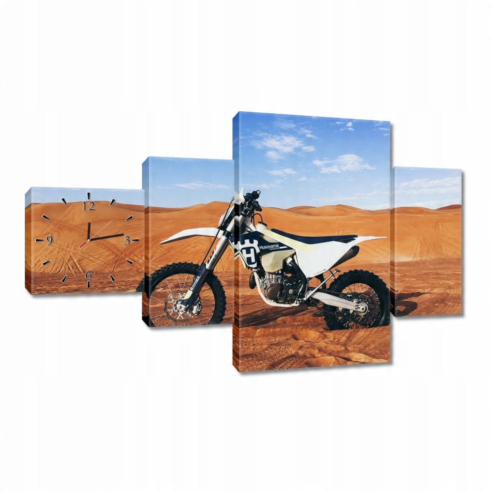 

Zegary ścienne 130x80 Motocross Motocykl