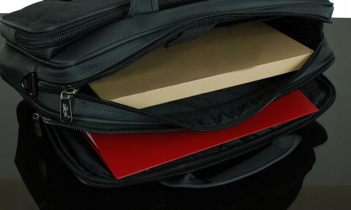 TORBA TECZKA MĘSKA NA RAMIĘ DO PRACY NA LAPTOP Odcień grafitowy