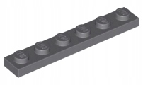 

Lego 3666 C szara (dbg) 1x6 płytka plate Nowy 1szt