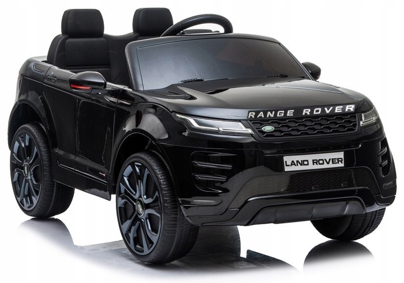 Auto na akumulator dziecięce Suv Led 12V czarne lakierowane z pilotem