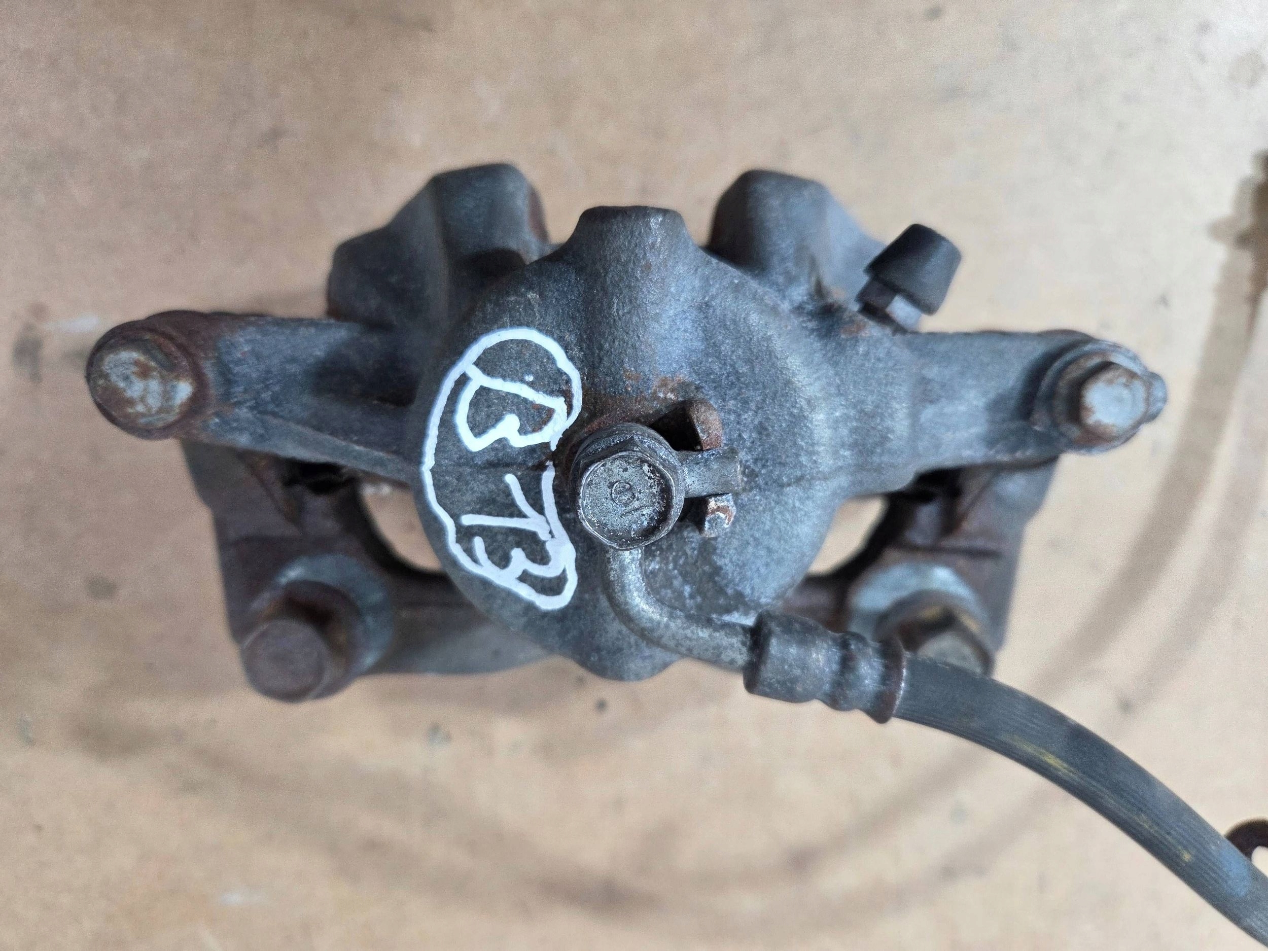 Honda CR-V III caliper brake front right Y04264 (B13)