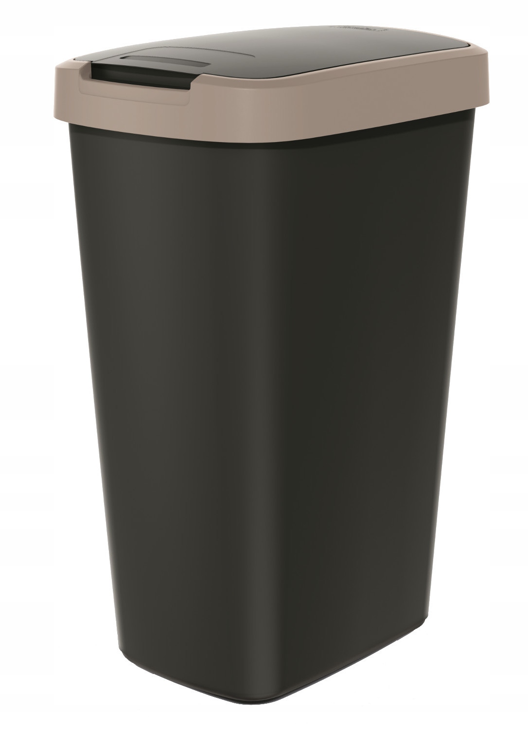 Levně Odpadkový koš na tříděný odpad Compacta Q NSAB45 světle hnědý černý