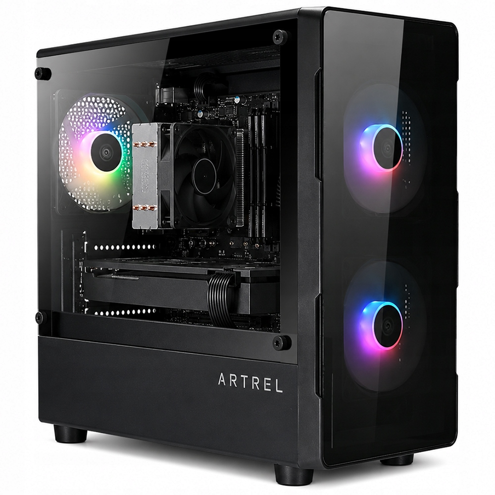 Počítač Artrel Ryzen 5500/RX 7600/16 Gb Ram/ssd 1 TB/Win11