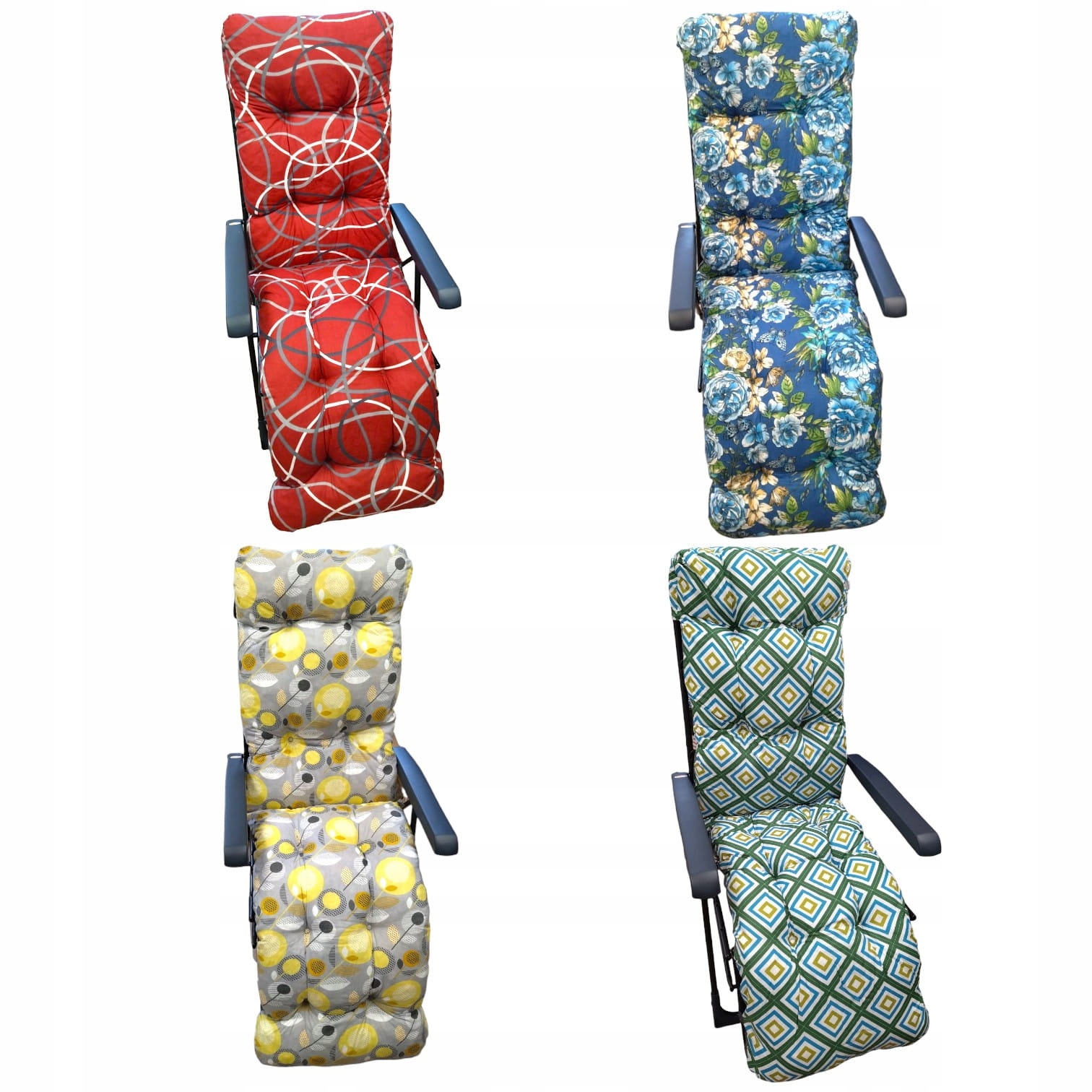 PODUSZKA NA LEŻAK FOTEL OGRODOWY PODUSZKA OGRODOWA RÓŻNE WZORY