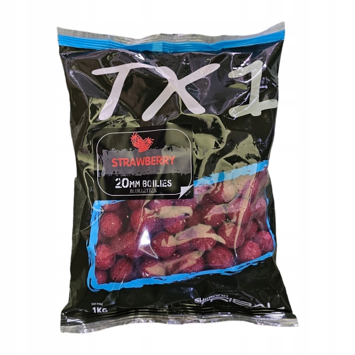 Kulki proteinowe Shimano TX1 1kg 20mm Truskawka