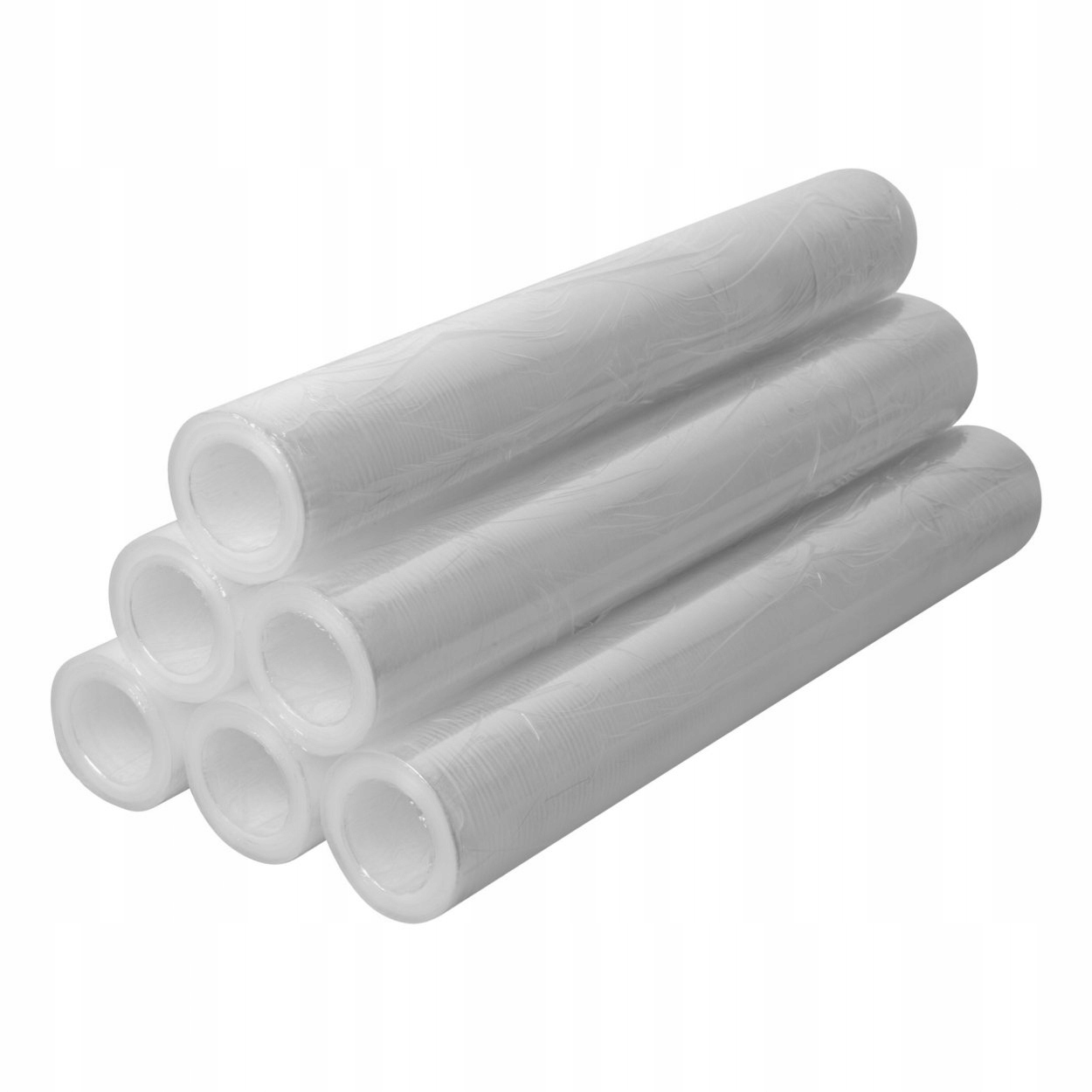 6x FOLIA STRECZ STRETCH BEZTUBOWA BEZBARWNA TRANSPARENT 2,15 KG CORELESS XL