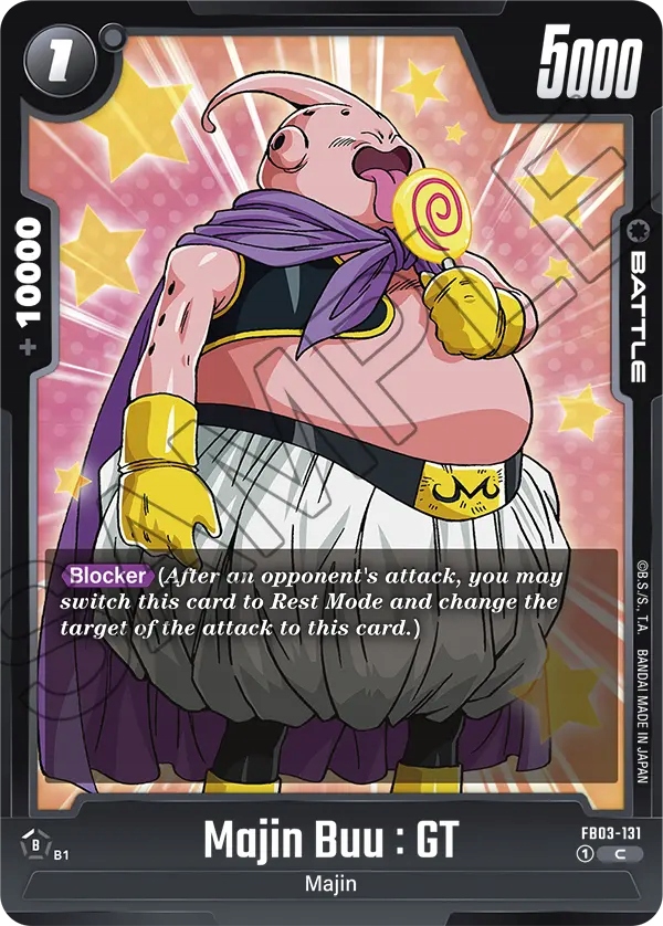 Majin Buu : GT |FB03-131|Raging Roar| Common