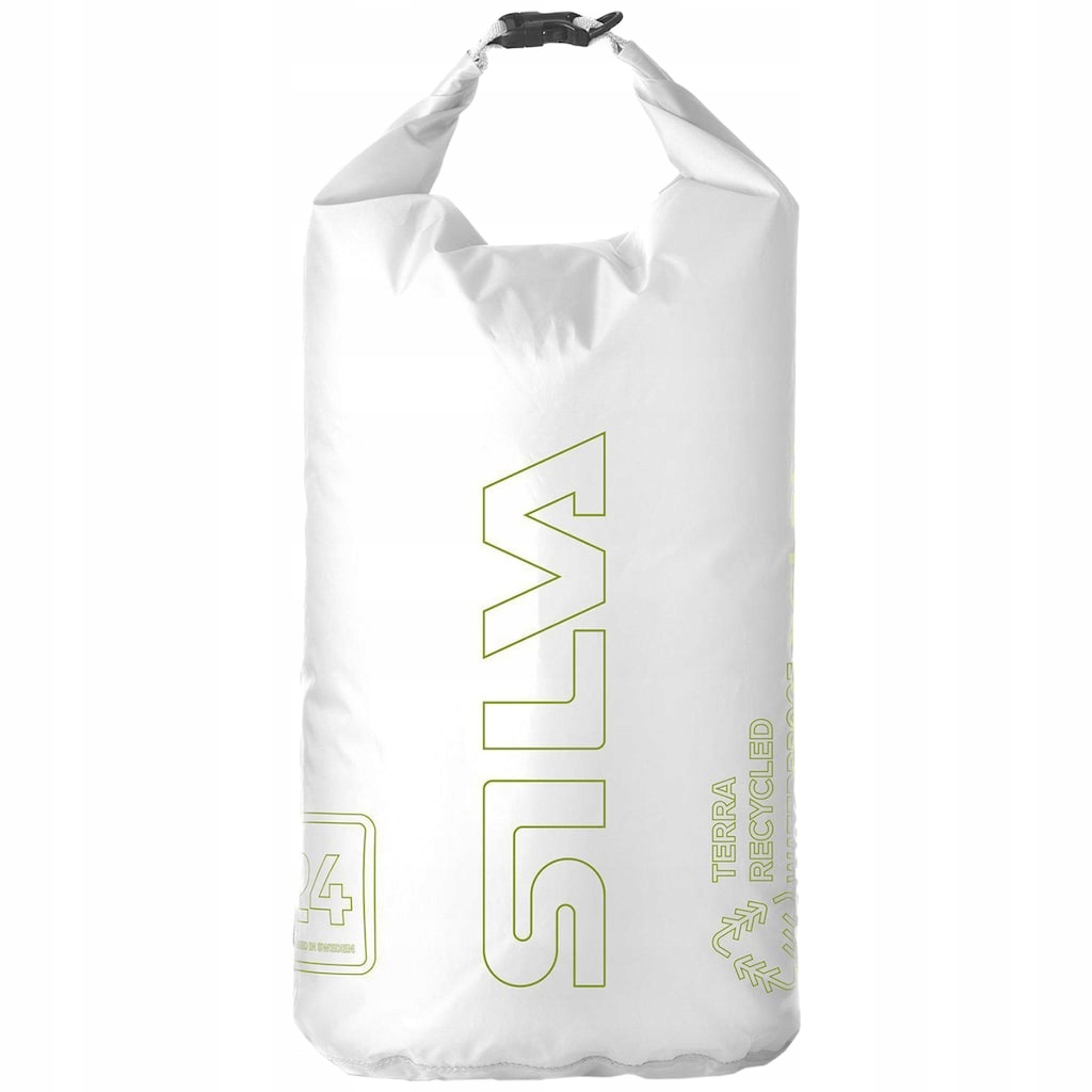 Worek wodoodporny turystyczny Silva Terra Dry Bag 24 l White/Green